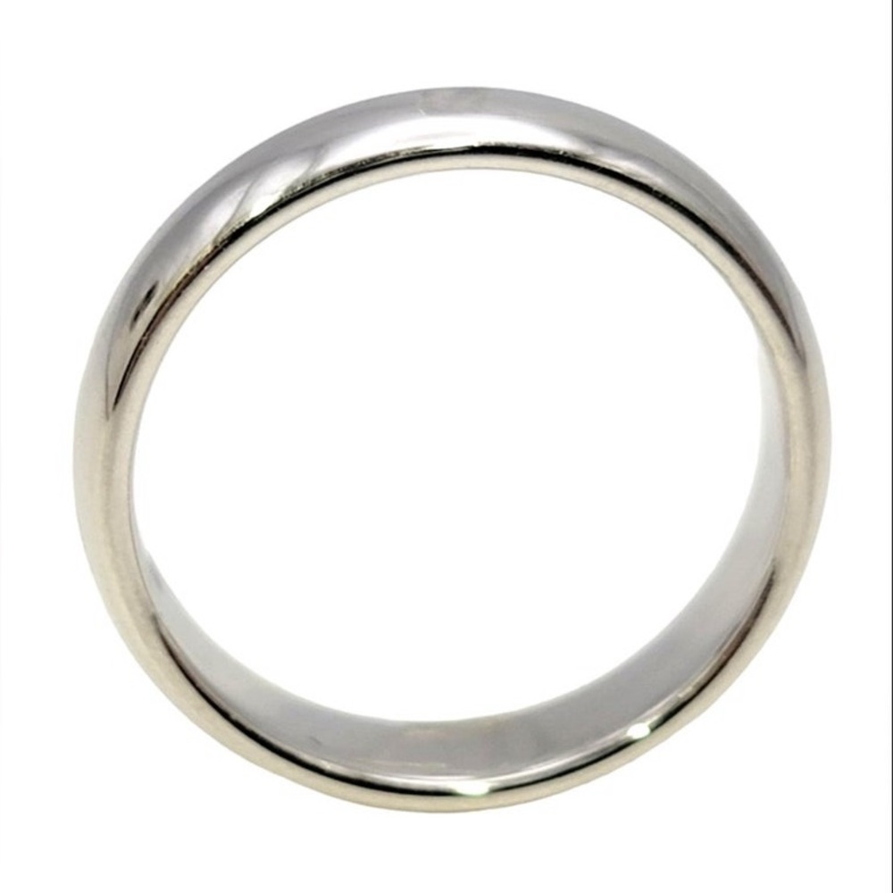 New Gun Metal Sterling Silver Court Thin Polished Classic 2mm Wedding Ring